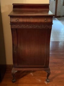 Antique Mahogany Music Cabinet