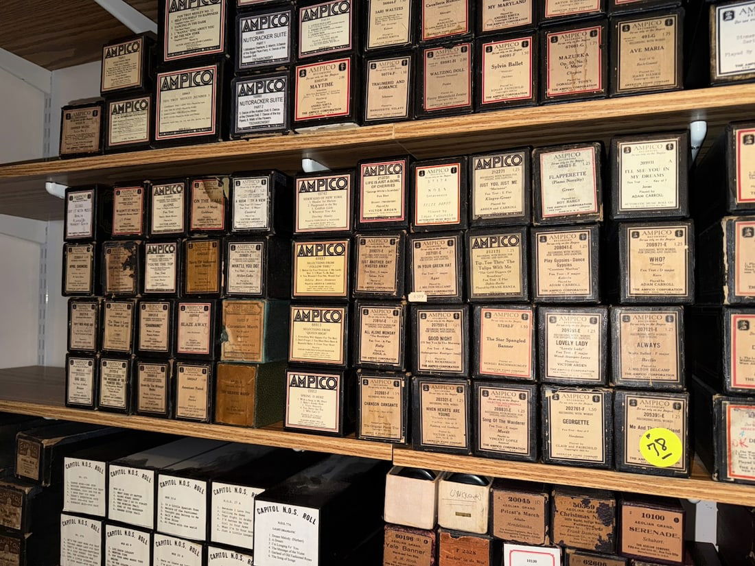 Ampico Reproducing Grand Piano rolls: 116 total