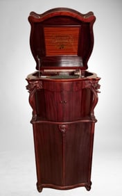 Columbia Graphonola Lions Head Phonograph