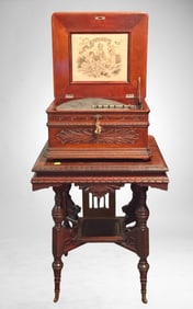 Criterion Disc Music Box & table