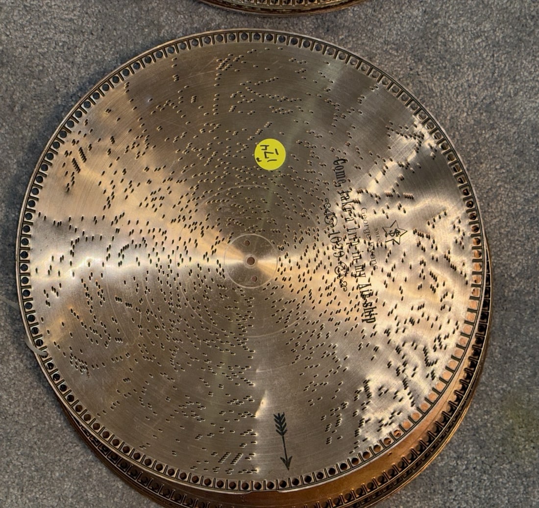 Mira Music Box Discs: 11 - 18.5" discs, very good