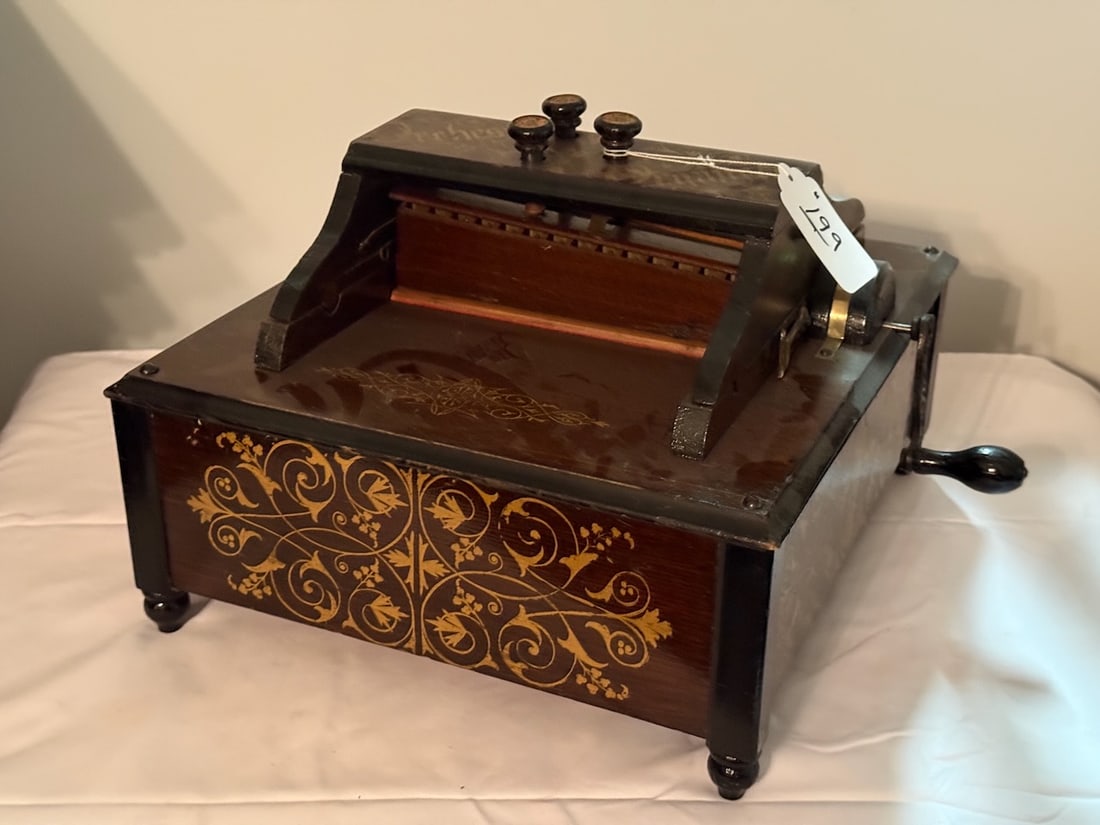 Orchestra Orguinette Paper Roll Organ (1 of 3)