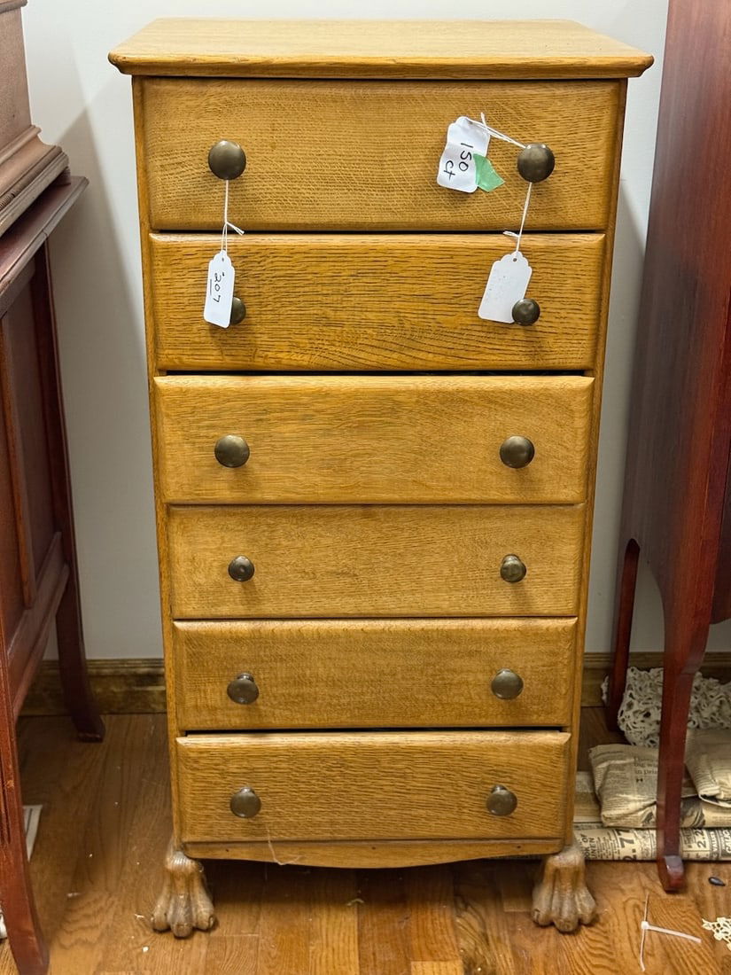 Six Drawer Cylinder Record Cabinet (1 of 1)