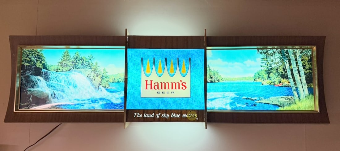 Hamm's Beer Electric Wall Sign (1 of 2)