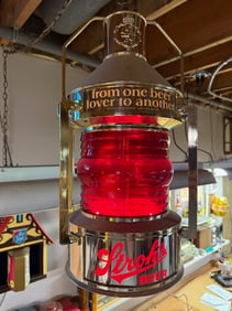 Stroh's hanging lantern