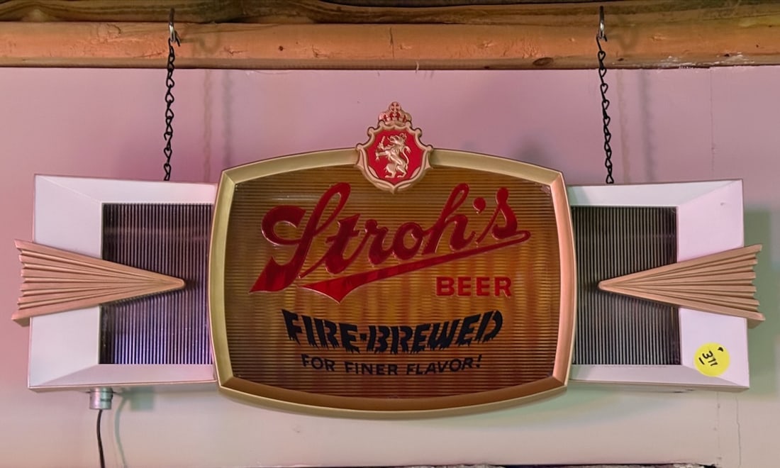 Stroh's Fire Brewed Wall Sign (1 of 1)