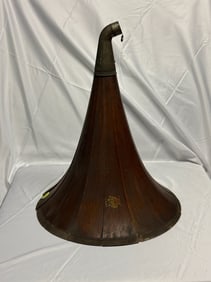 Oak Baby Phonograph Horn