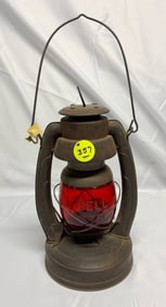 Elgin Lantern with Red globe