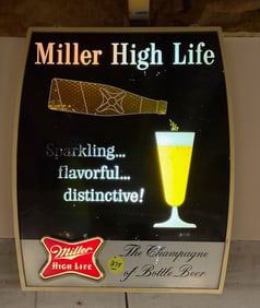 Miller High Life.  Wall Sign