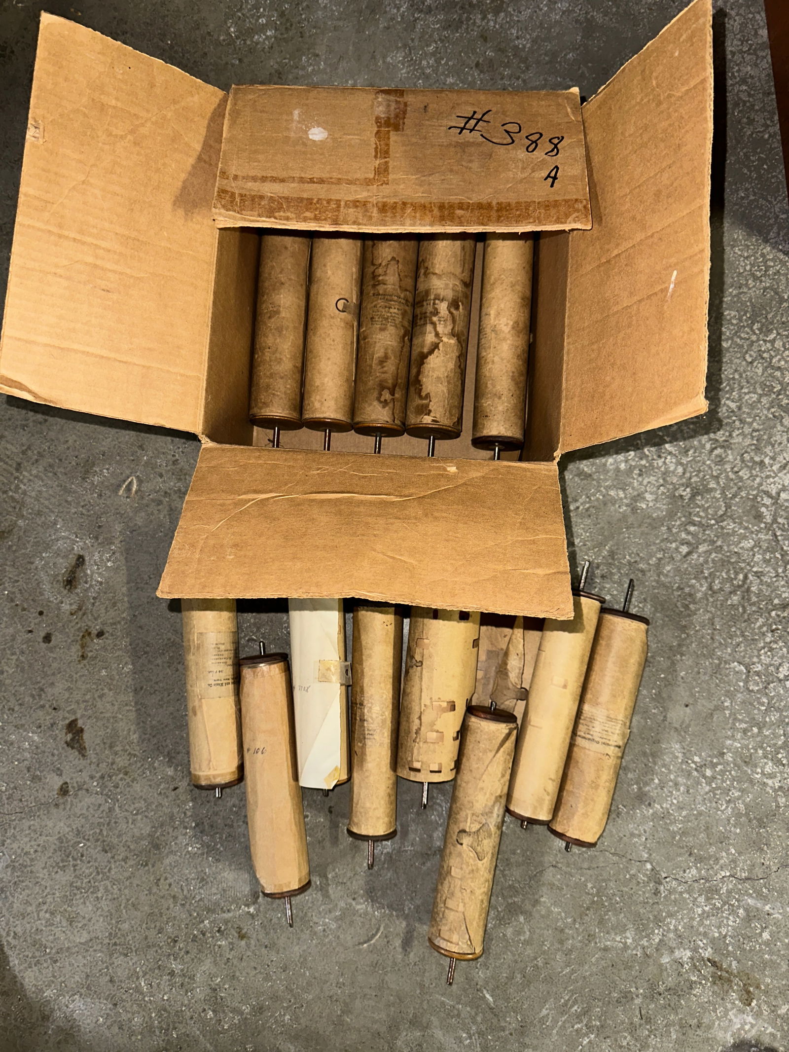 Rolls for a Gately Autophone Paper Roll organ (1 of 1)