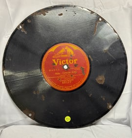 Victor Porcelain Record Sign