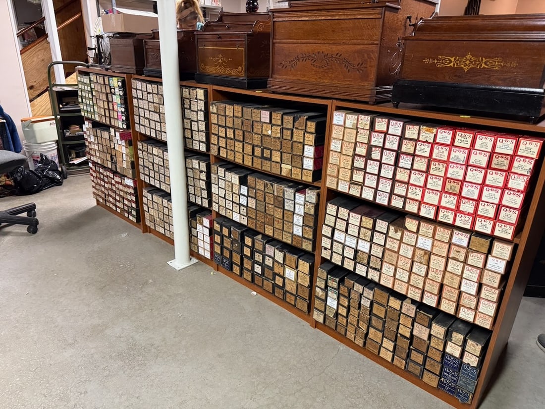 Large Lot of Player Piano rolls: Approximately 650 total. One lot. ‘This Lot must be picked up in Fordland, MO on September 28 & 29’