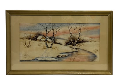 Landscape Pastel Watercolor