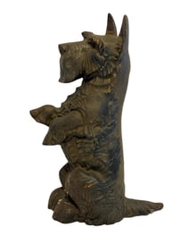 Cast Iron Scottish Terrier Dog Door Stop
