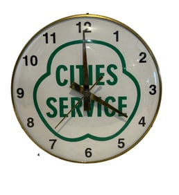 1950's Cities Service Advertising Clock