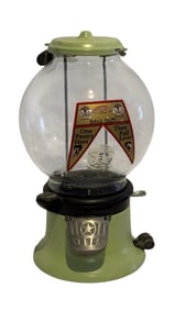 1930s Columbus Bulk Vending Machine - 1 Cent Ball Gum Machine
