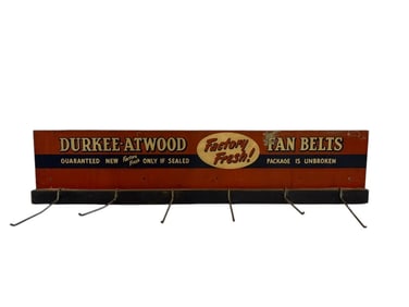Durkee-Atwood Fanbelt Rack Display
