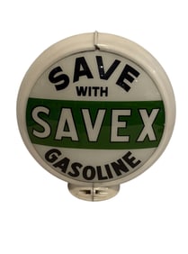 Save-X Gasoline 13.5" Complete Gas Pump Globe