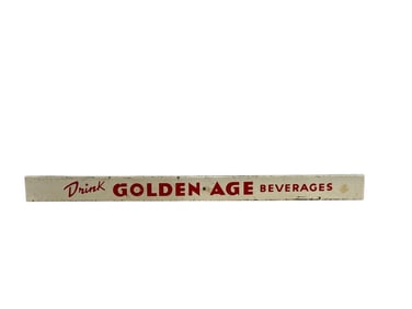 Golden Age Beverages Advertising Metal Door Push Bar
