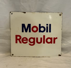 Mobil SSP Gas Pump Plate