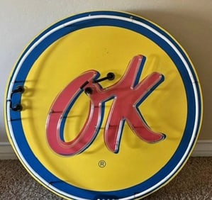 40 Inch OK Used Car Dealer Sign