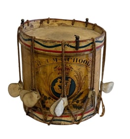 Antique Royal Hibernian Military School Drum