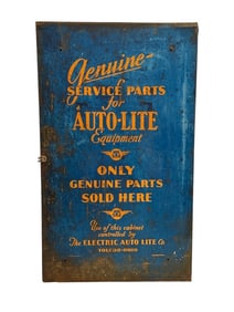 1920's Autolite Service Cabinet