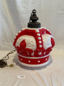 Standard Oil Red Crown Promo Swag Lamp