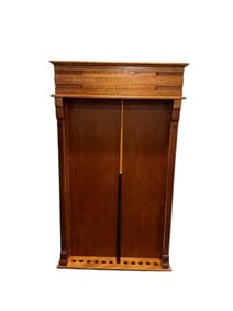 Brunswick-Balke-Collendar Oak Billiard Cue Rack
