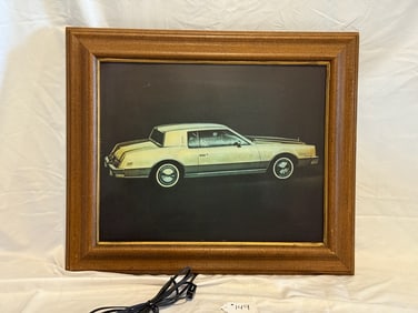 Oldsmobile Toronado lighted Dealer Sign
