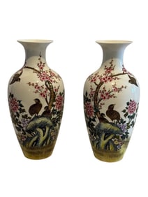 Pair of  Chinese Ceramic Vases