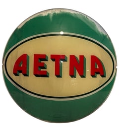 1950's Atena Gas Pump Globe Lens