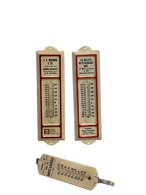 (3) Advertising Thermometers