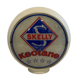Skelly Supreme 13.5" Complete Gas Pump Globe