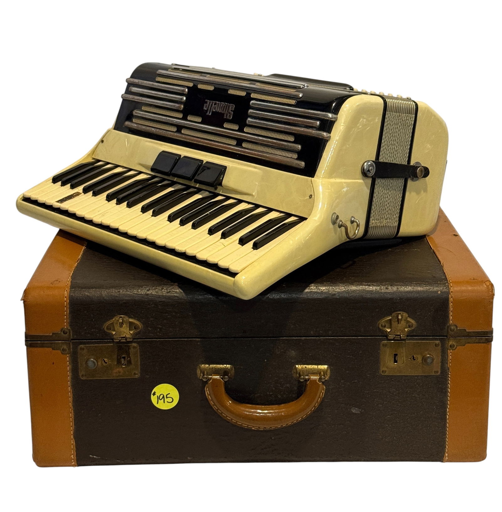 Stonelle Accordion Player with Case. (1 of 4)