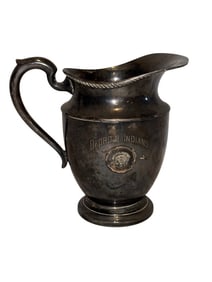 Okoboji Indians Silverplate Water Pitcher