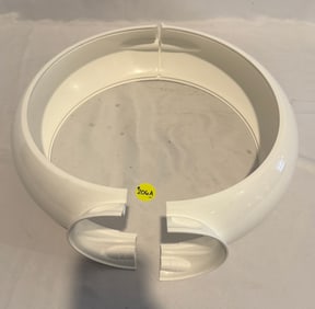 White Capco Gas Pump Globe Body