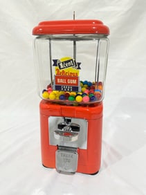 1950s Acorn 1 Cent Coin-op Gumball Machine