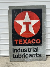 Texaco Industrial Lubricants Metal  SST Sign