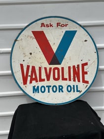 Valvoline Motor Oil 30" SST Metal Sign