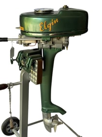 Elgin Boat Motor- Restored