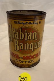 Arabian Banquet Java and Mocha Coffee Tin