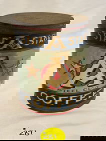 Star Coffee Tin