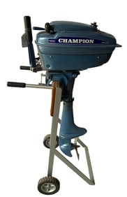 Blue Ribbon Champion Boat Motor -Restored