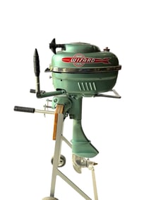 Wizard Boat Motor - Restored