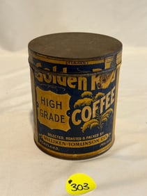 Golden Rod Coffee Tin