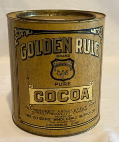 Golden Rule Coca Tin