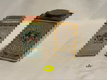 Droste's and Index Brand Coca Tins