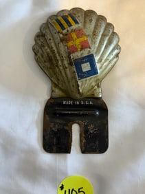 Shell Gas and Oil License Plate Topper