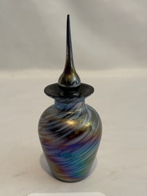 Swirl Glass Pattern Perfume Bottle